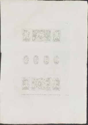 Pl. 30. Bas-Reliefs De La Grande Fontaine Sur La Place De La Cathédrale A Messine.
