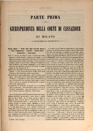 Giurisprudenza italiana. 14. 1862. - 1863