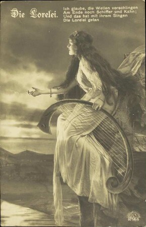 Die Lorelei. - Ich glaube, die Wellen verschlingen [...]