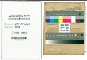 Entnazifizierung Maria Grindel , geb. 16.08.1909 (Friseuse)