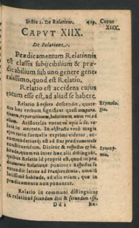 Caput XIIX. De Relatione.
