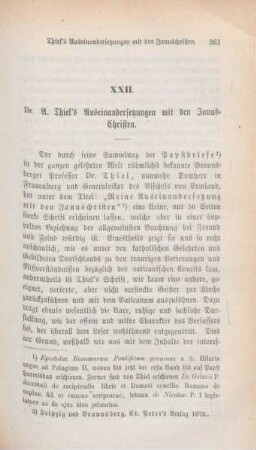 361-377 Dr. A. Thiel's Auseinandersetzungen mit den Janus-Christen