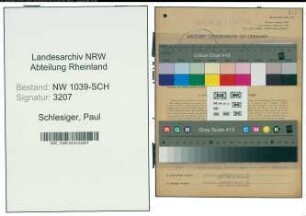 Entnazifizierung Paul Schlesiger , geb. 14.08.1888 (Bergmann)