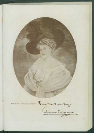 Victoria, Reina de España y su autógrafo