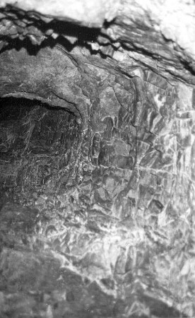 Nossen-Kottewitz. Kalkhöhle oberhalb vom Buschhaus