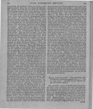 Vogel, C.: Dissertatio Inauguralis Medica De pancreatis Nosologia generali. Halle: Grunert 1819