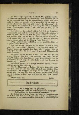 Im Kampf um die Präambel : (Mitteilungen aus dem Verein der akademisch gebildeten evangelischen Religionslehrer für Groß-Berlin und Brandenburg)