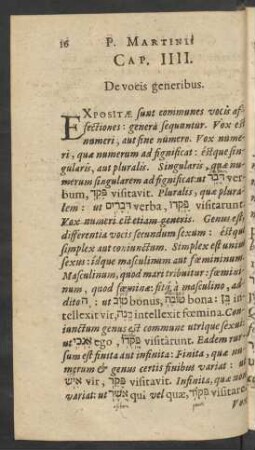 Cap. IIII. De vocis generibus.