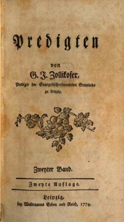 Predigten, 2