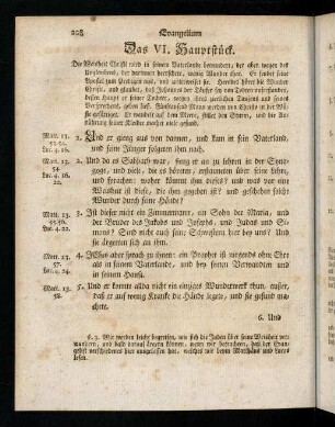 208-215, Das VI. Hauptstueck