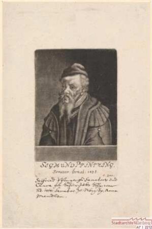 Sigmund (I.) Pfinzing, Ratsherr; gest. 1438
