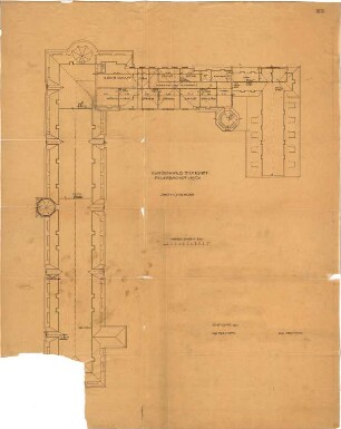 Fischer, Theodor; Stuttgart; Waisenhaus - Grundriss DG