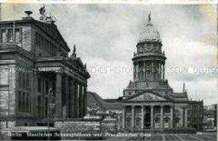 Schauspielhaus und Französischer Dom in Berlin