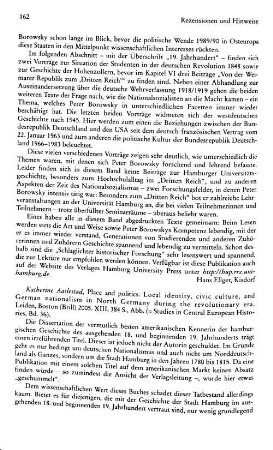 Aaslestad, Katherine :: Place and politics, local identity, civic culture, and German nationalism in North Germany during the revolutionary era, (Studies in Central European Histories, 36) : Leiden u.a., Brill, 2005