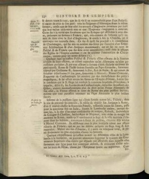 Frideric va en Italie; ses succès. - Son caractere.