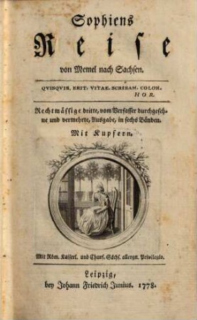Sophiens Reise von Memel nach Sachsen, [1]