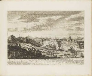 Kupferstich: Fodinae aerariae Falunensis, qua orientem spectat, delineatio