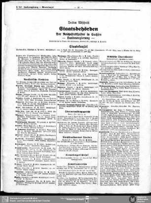Dritter Abschnitt. Staatsbehörden