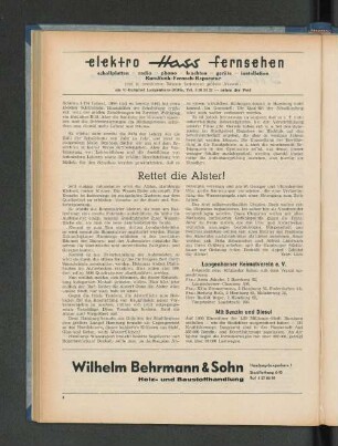 Rettet die Alster!