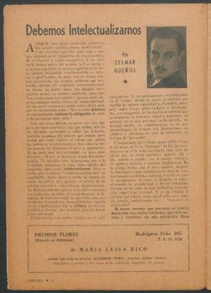 Debemos intelectualizarnos