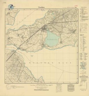 2149 (alte Nr.: 766) Usedom, Meßtischblatt (4cm - Karte)