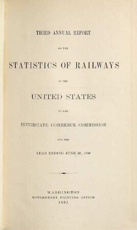 Annual report on the statistics of railways in the United States. 3. 1890 (1892)