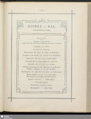 Soirée et bal