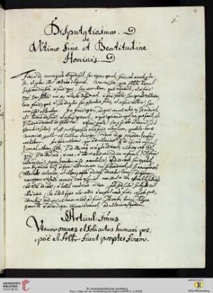 Tractatus de Actibus humanis