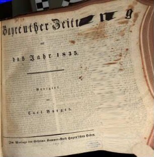Bayreuther Zeitung. 1835, 1835