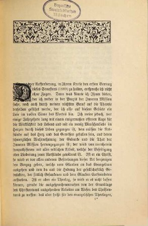 Die soziale frage und die Innere Mission nach dem Brief des Jakobus : Von Theodor Zahn