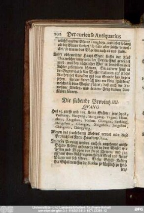 Die siebende Provintz Huquang