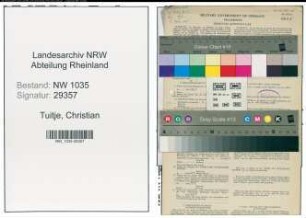 Entnazifizierung Christian Tuitje , geb. 12.05.1900 (Kaufmaennischer Angestellter)