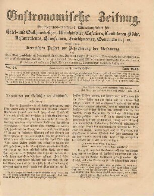 No. 27 (Juli 1842)