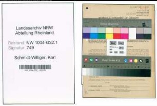 Entnazifizierung Karl Schmidt-Williger , geb. 01.03.1887 (Stadtinspektor)