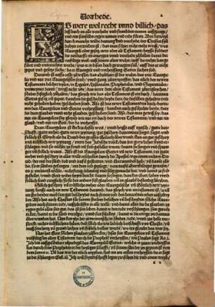 Das Newe Testament mit fleyss verteutscht