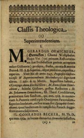 Catalogus latinus biographicus Personarum ... praeclare meritarum