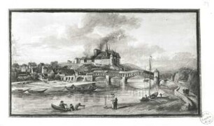 Stammbuch der Christiane Charlotte Hummitzsch : Johann Gotthard Benjamin Voigt: Eintragung in das Stammbuch der Christiane Charlotte Hummitzsch. Meißen, Seite 29. Feder, Pinsel, Aquarell; 109 x 181 mm. 16. Februar 1782