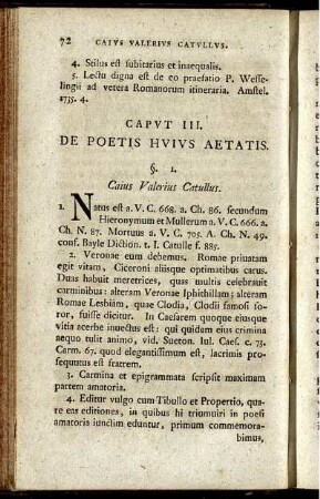 Capvt III. De Poetis Hvivs Aetatis.