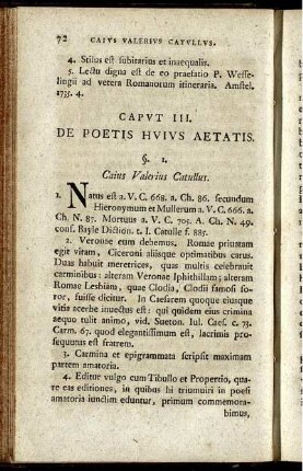 Capvt III. De Poetis Hvivs Aetatis.