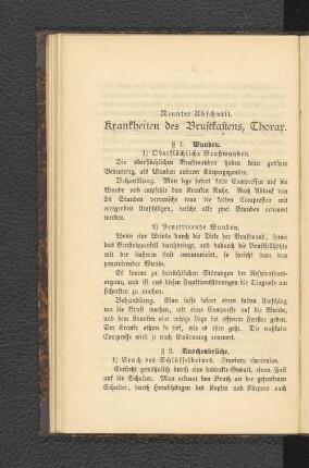§ 1. Wunden.