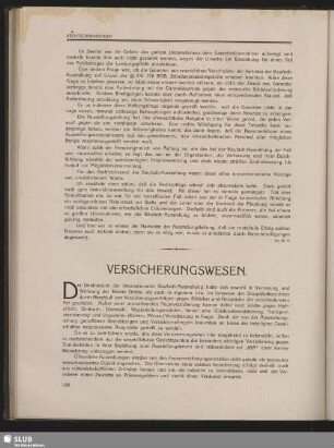 Versicherungswesen