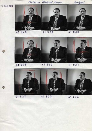 Portraitserie Richard Kraus