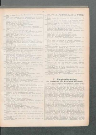 21. Hauptversammlung des Verbandes der Hilfsschulen Westfalens