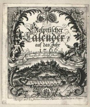 Stolpnischer Calender auf das Jahr 1766