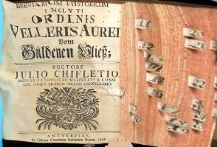 Breviarium Historicum Inclyti Ordinis Velleris Aurei, Vom Güldenen Vließ