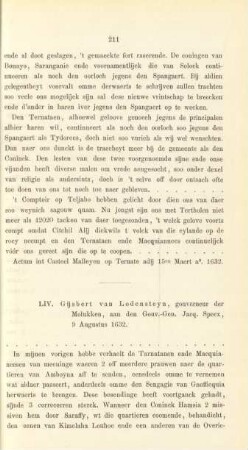 LIV. Gijsbert van Lodensteyn, gouverneur der Molukken, aan den Gouv.-Gen. Jacq. Specx, 9 August 1632