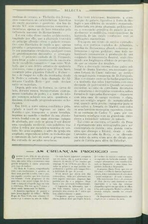 As creanças prodígio