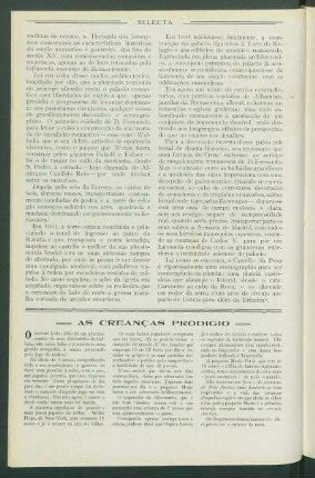As creanças prodígio