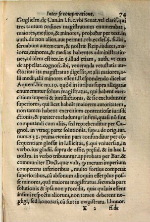 De Romanorum et Venetorum magistratuum inter secomparatione