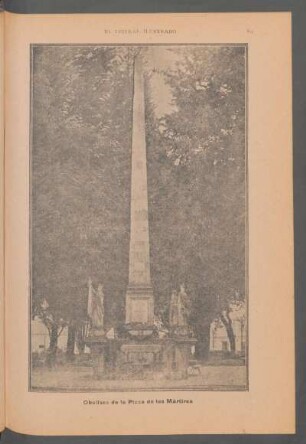 Obelisco de la Plaza de los Mártires - [Fotografía]
